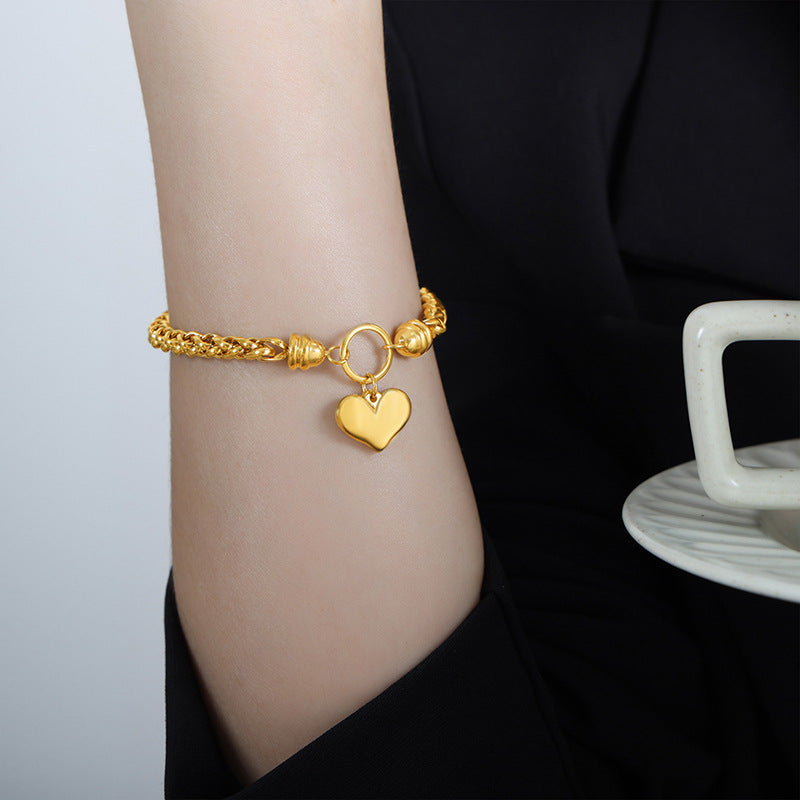 Opulent Love Affair Gold Bracelet