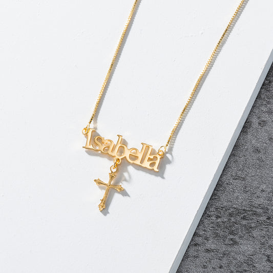 Serenity Custom Cross Necklace