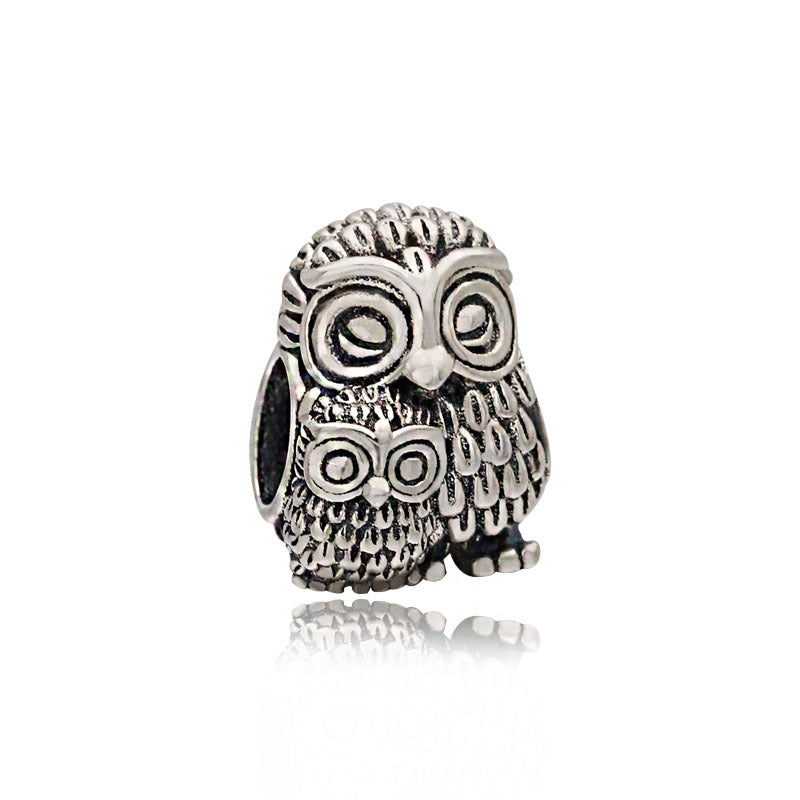 Two Owl Charm