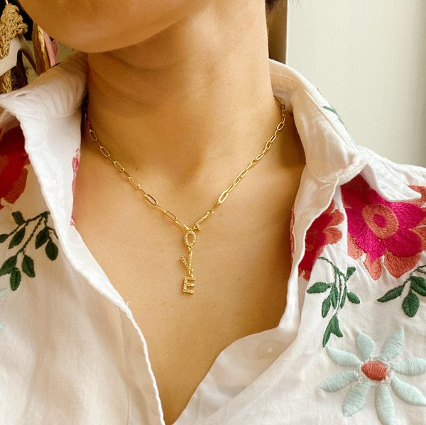 LOVE Dangle Necklace by Metopia Designs