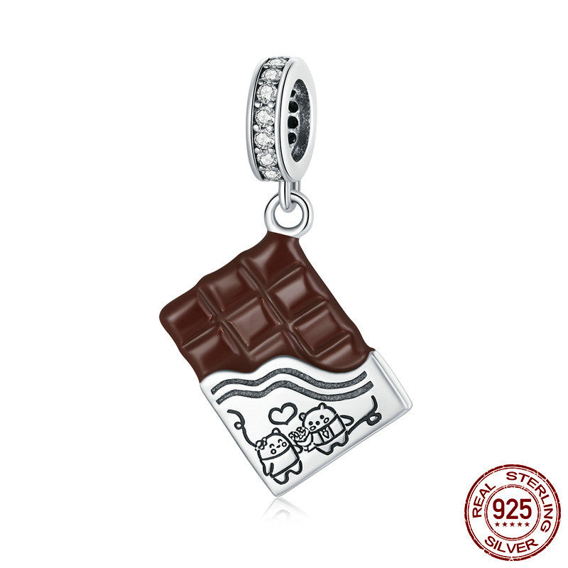 Sterling Silver Chocolate Charm