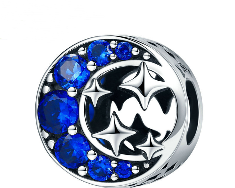 The Moon and Stars Charm