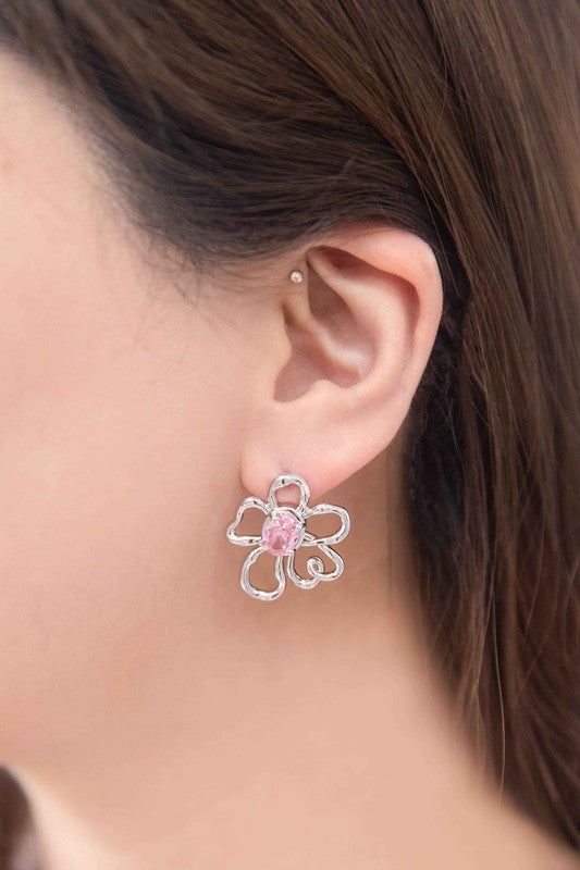 Doodle Flower Earrings