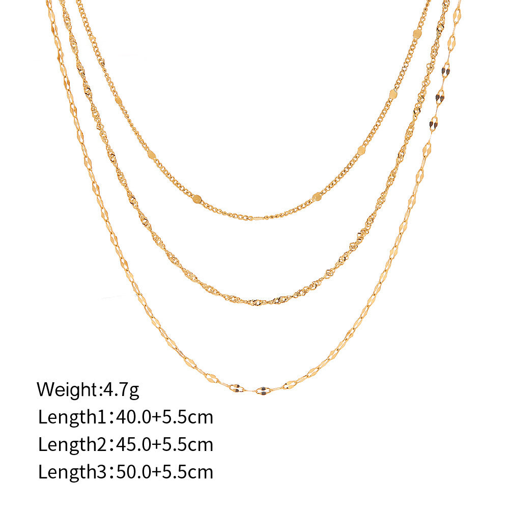 Triple Strand Opulence Necklace