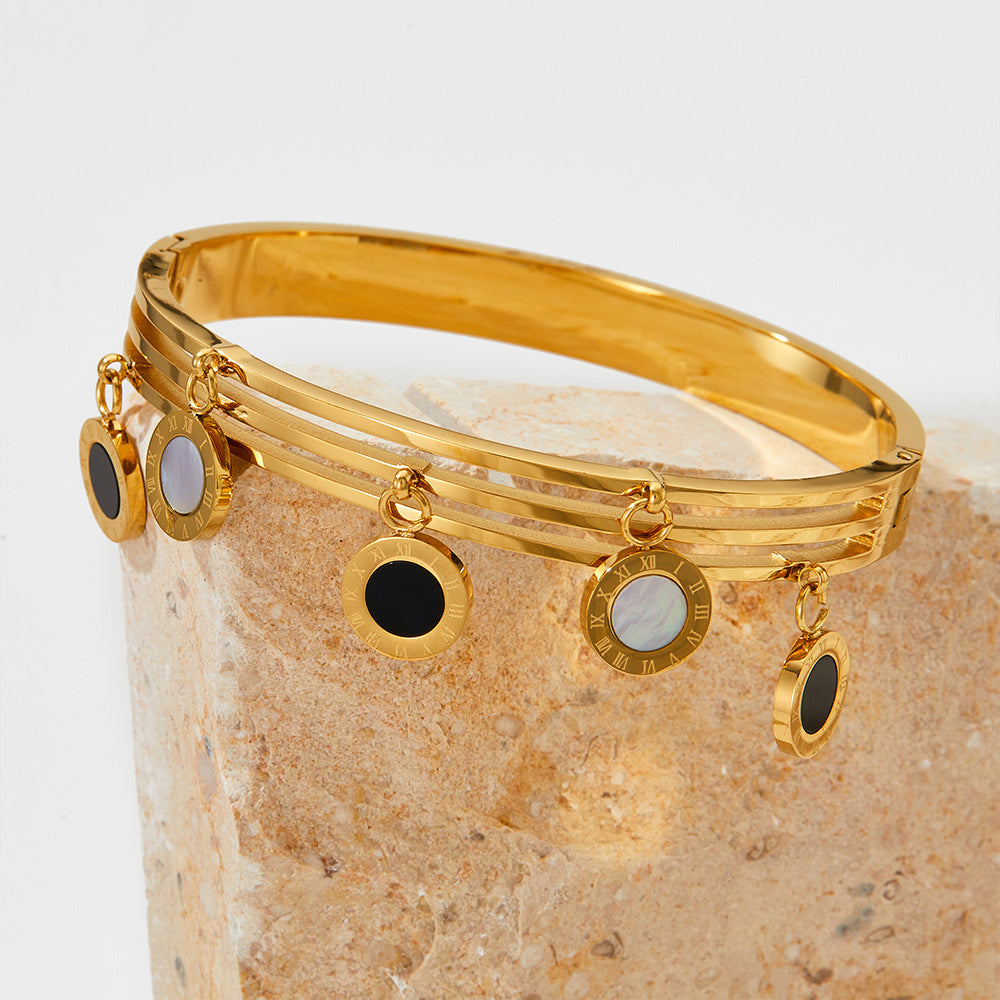 Tri - Ring Roman Affair Bracelet