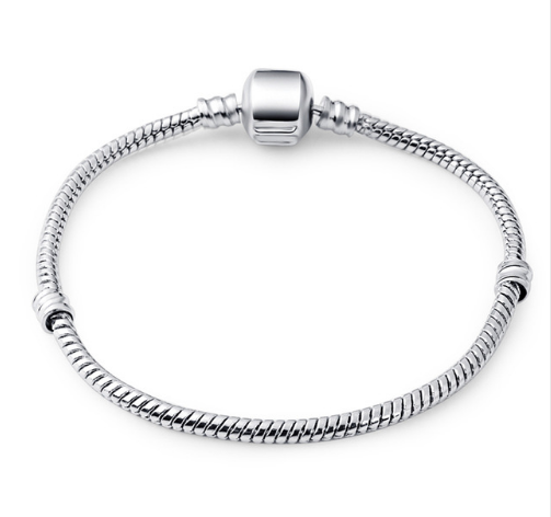 Unique Silver DIY Charm Bracelet
