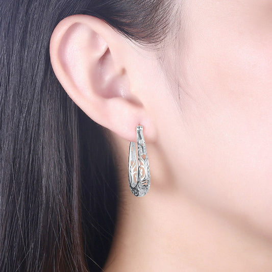 Filigree Hoop Earrings