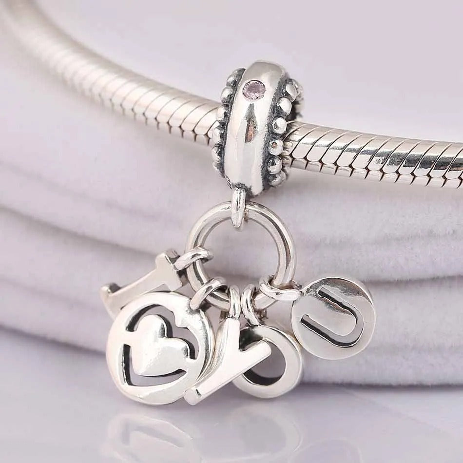 I Love You Letter Charms