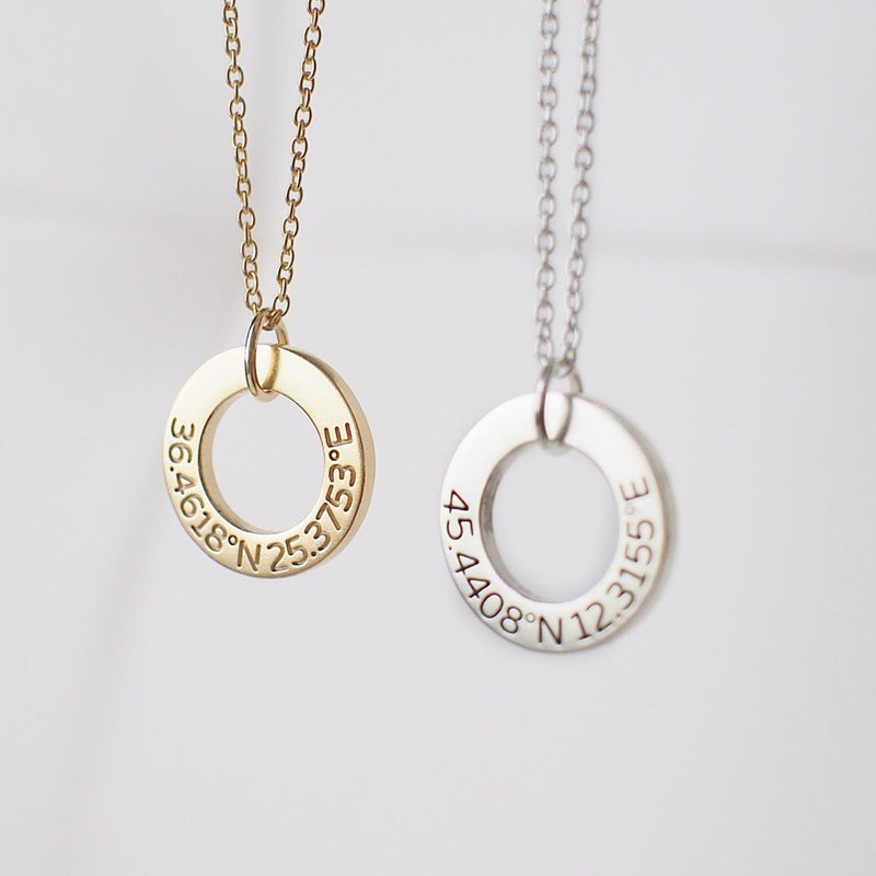 Vogue Circle Custom Necklace