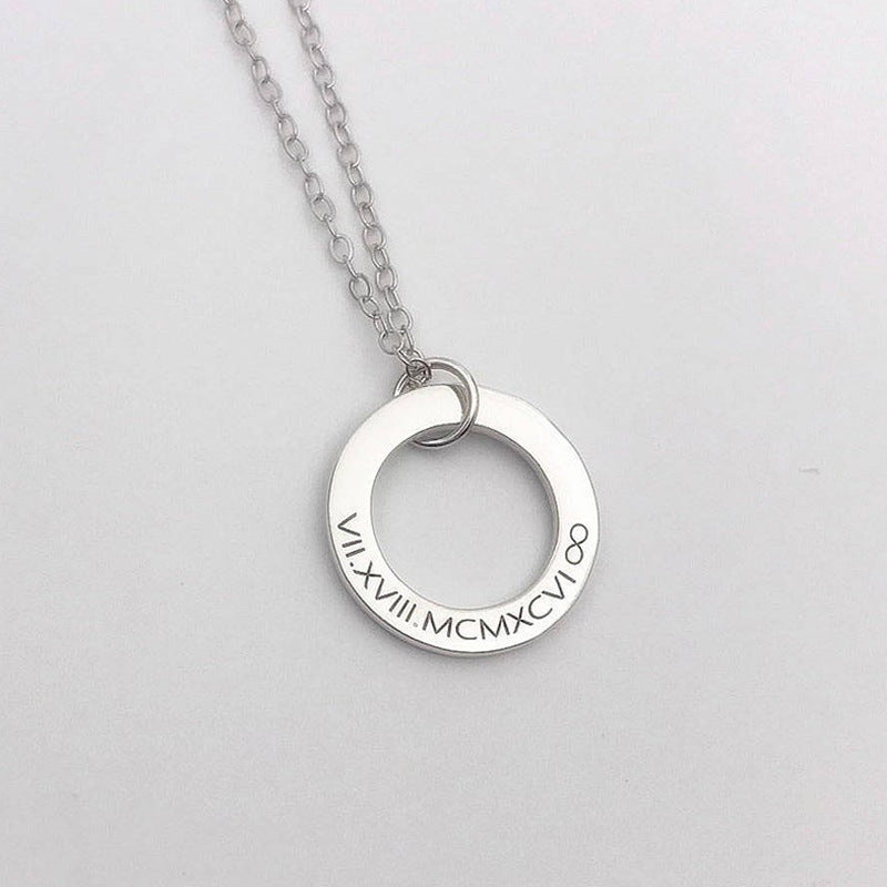 Vogue Circle Custom Necklace