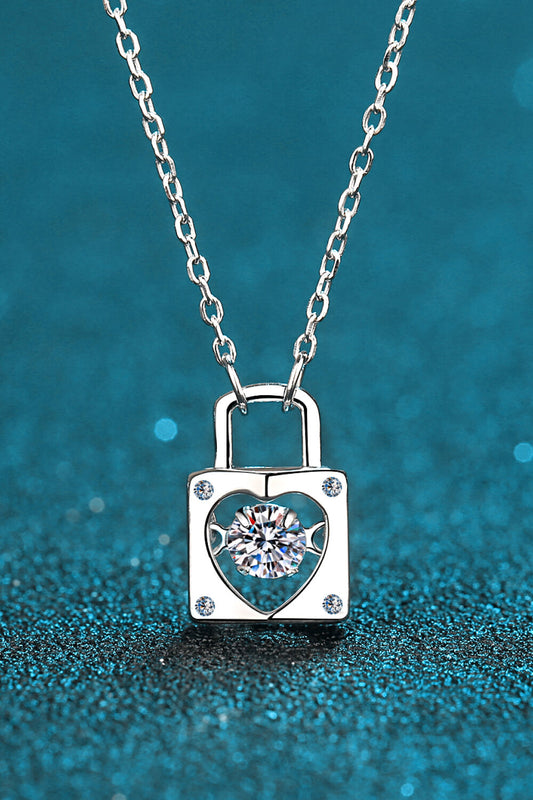 Heart Lock Pendant by Metopia Designs