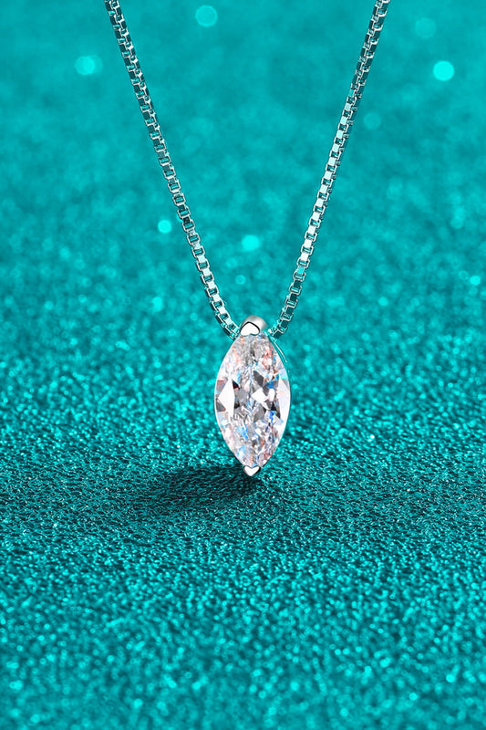 Marquise Cut Moissanite Necklace