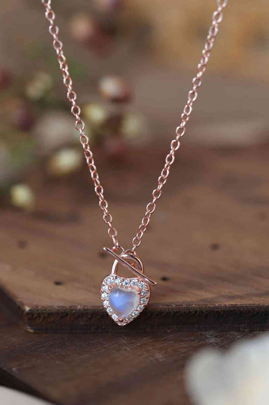 Mystic Moon Heart Necklace